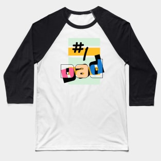 #1 its Dad // Funny gift // Funnytee Baseball T-Shirt